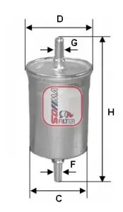 SOFIMA S1515B Топливный фильтр