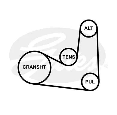 GATES 6PK803 Ремень генератора