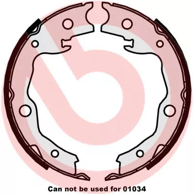 Brembo S56545 Колодки ручника