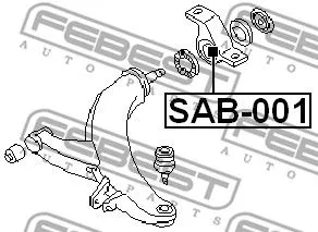 Febest SAB-001 Сайлентблок рычага
