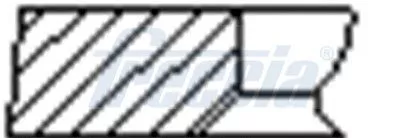 Freccia FR10-504800 Комплект поршневих кілець