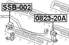 Febest SSB-002 Стабилизатор