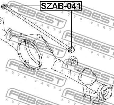 Febest SZAB-041 Сайлентблок ричагу