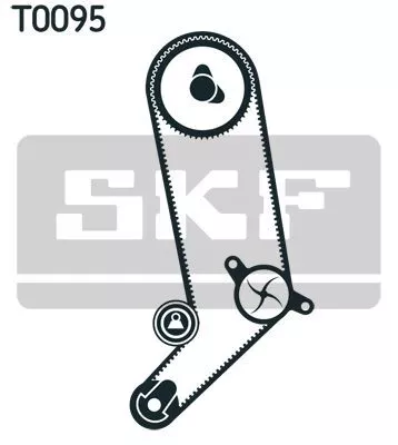 Skf VKMC 01265 Комплект ременя ГРМ + помпа