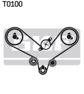 Skf VKMA 01200 Комплект ремня ГРМ