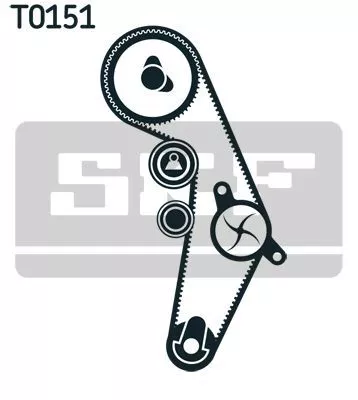 Skf VKMA 01018 Комплект ремня ГРМ