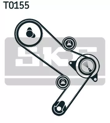 Skf VKMA 02386 Комплект ремня ГРМ