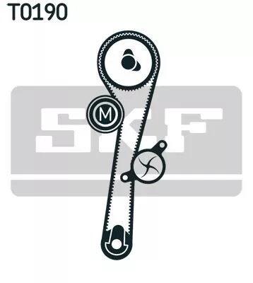 Skf VKMC 06002 Комплект ременя ГРМ + помпа
