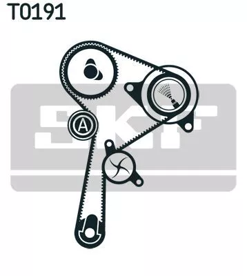 Skf VKMA 06136 Комплект ремня ГРМ