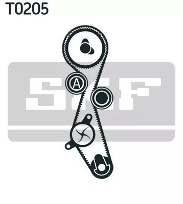 Skf VKMC03317 Комплект ремня ГРМ + помпа