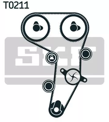 Skf VKMA 01255 Комплект ремня ГРМ
