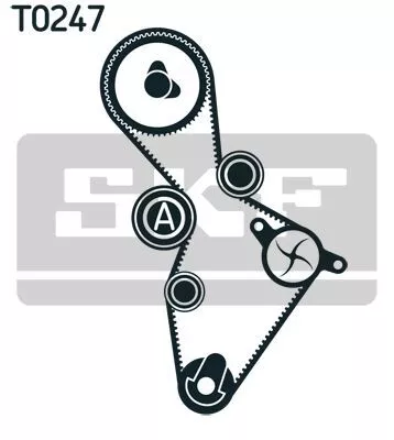 Skf VKMA 01222 Комплект ремня ГРМ