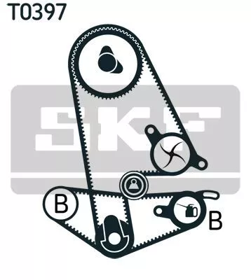 Skf VKMA 93011 Комплект ремня ГРМ