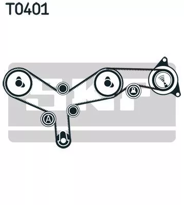 Skf VKMA03261 Комплект ремня ГРМ