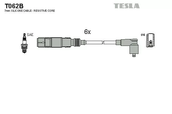 TESLA T062B Провода зажигания