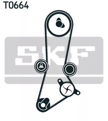 Skf VKMC 95660-1 Комплект ременя ГРМ + помпа