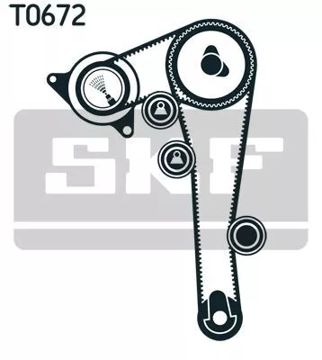 Skf VKMA 92516 Комплект ремня ГРМ