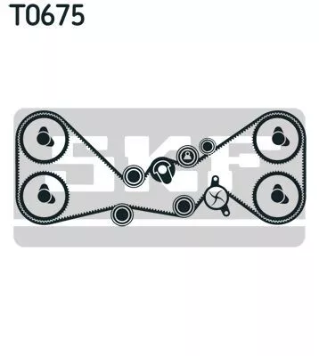 Skf VKMC 98115-4 Комплект ремня ГРМ + помпа