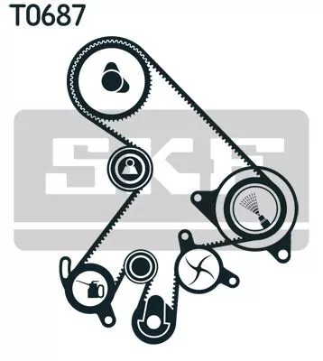 Skf VKMC 91903 Комплект ременя ГРМ + помпа