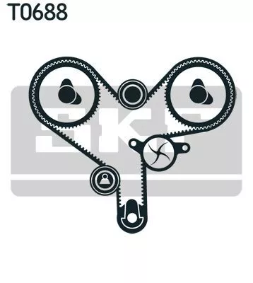 Skf VKMA 91011 Комплект ремня ГРМ
