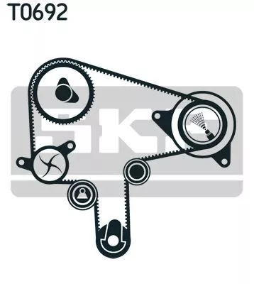 Skf VKMA 94920 Комплект ремня ГРМ