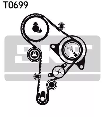 Skf VKMA01251 Комплект ремня ГРМ
