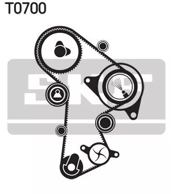 Skf VKMC 01148-2 Комплект ремня ГРМ + помпа