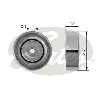 GATES T36161 Ролик ремня генератора