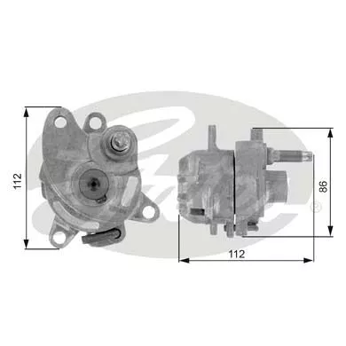 GATES T38225 Ролик ременя генератора