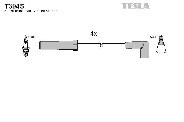 TESLA T394S Провода зажигания