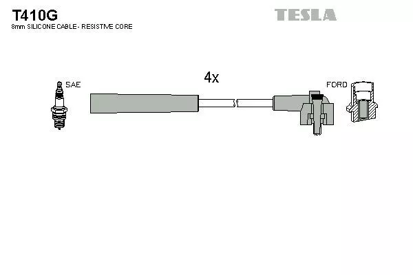 TESLA T410G Провода зажигания