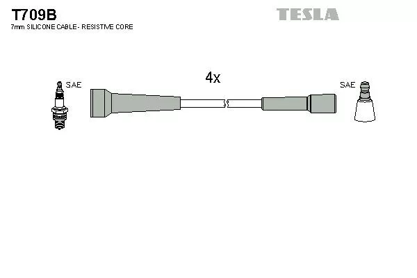 TESLA T709B Провода зажигания