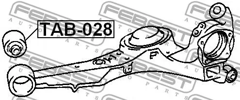 Febest TAB-028 Сайлентблок рычага