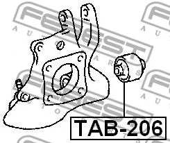 Febest TAB-206 Сайлентблок рычага