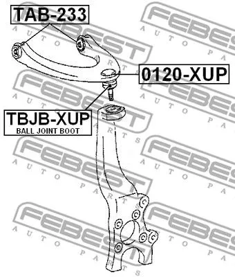 Febest TAB-233 Сайлентблок рычага