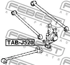 Febest TAB-J520 Сайлентблок ричагу