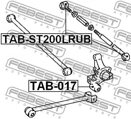 Febest TAB-ST200LRUB Сайлентблок рычага