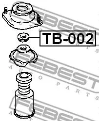 Febest TB-002 Опорний підшипник амортизатора