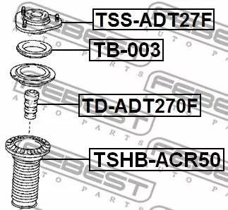 Febest TB-003 Опорный подшипник амортизатора