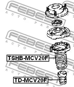Febest TD-MCV20F Отбойник амортизатора