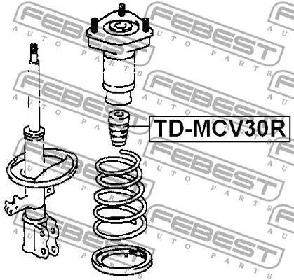 Febest TD-MCV30R Відбойник амортизатора