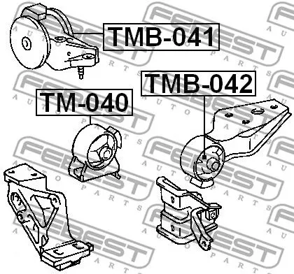 Febest TMB-041 Подушка двигуна