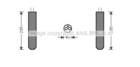 AVA QUALITY COOLING TO D017 Осушитель кондиционера