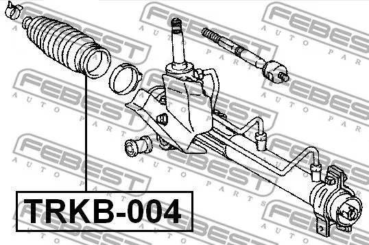 Febest TRKB-004 Пильник рульової рейки