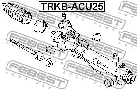 Febest TRKB-ACU25 Пыльник рулевой рейки