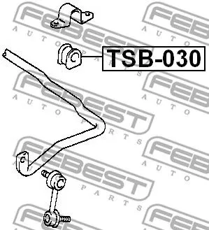 Febest TSB-030 Втулка стабілізатора