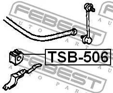 Febest TSB-506 Втулка стабилизатора