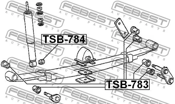 Febest TSB-784 Амортизатор