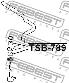 Febest TSB-789 Втулка стабилизатора