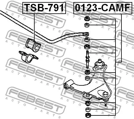 Febest TSB-791 Втулка стабилизатора